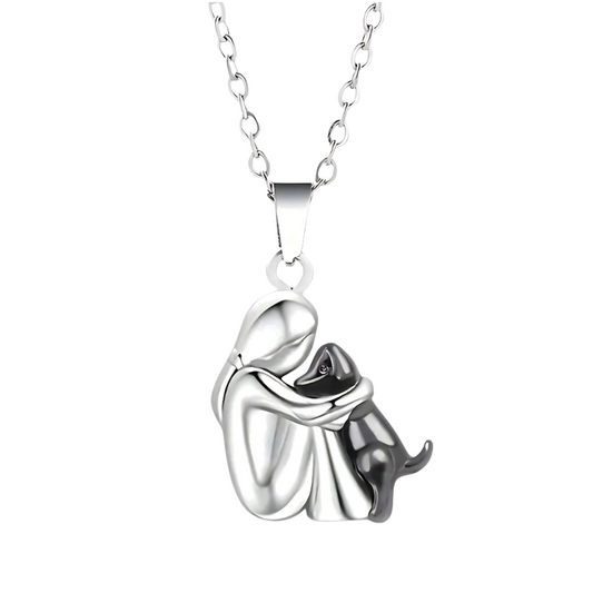 Taisha - Hug pendant necklace | Silver and Gold