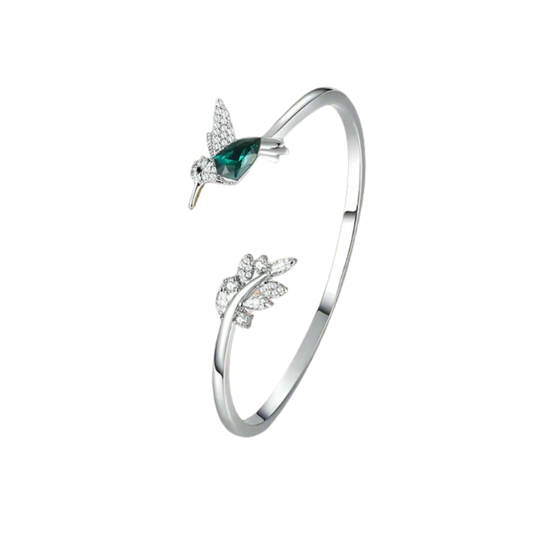 Gale - Adjustable Kolibri ring with a breed diamond | Silver