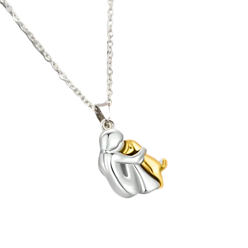 Taisha - Hug pendant necklace | Silver and Gold