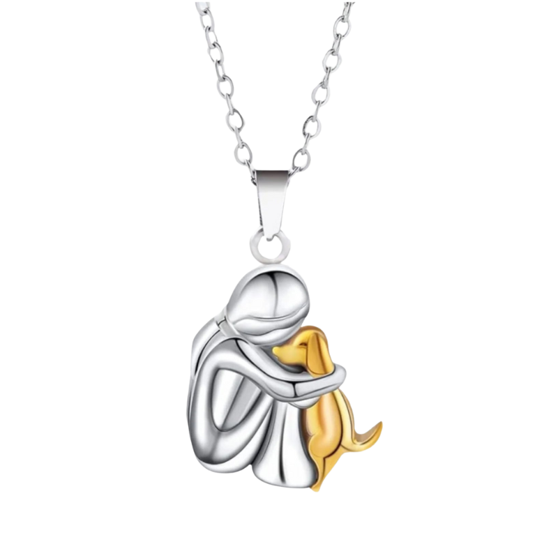 Taisha - Hug pendant necklace | Silver and Gold