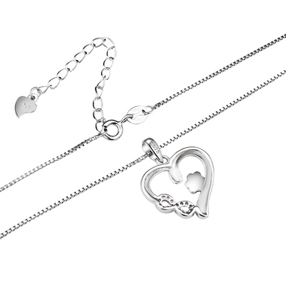 Althea - Necklace with paw & heart (Free gift)