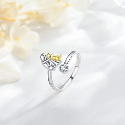 Hayley - Adjustable hundred | Silver and gold