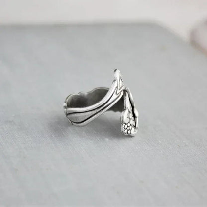 Rylee - Kolibri blossom ring in silver
