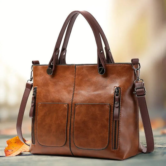 Anna | Damen Umhängetasche Aus Hochwertigem Leder – Stilvolle Crossbody Bag In Schwarz, Vielseitig Und Elegant-1
