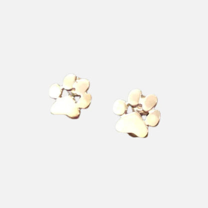 Megan - Hypoallergenic paw earrings made of Gold