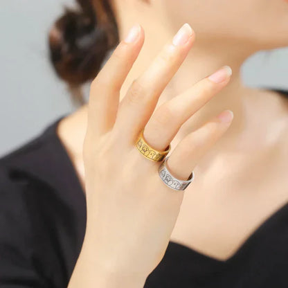 Kira - wide gold and silver ring | Silver and gold