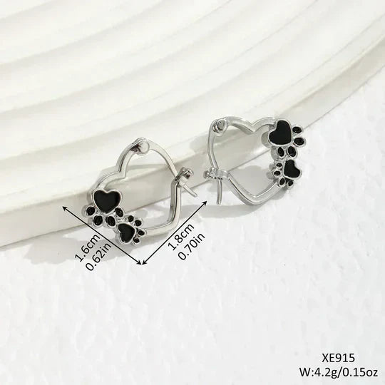 Hensley - Huggie-Creoles with heart & paw | Silver