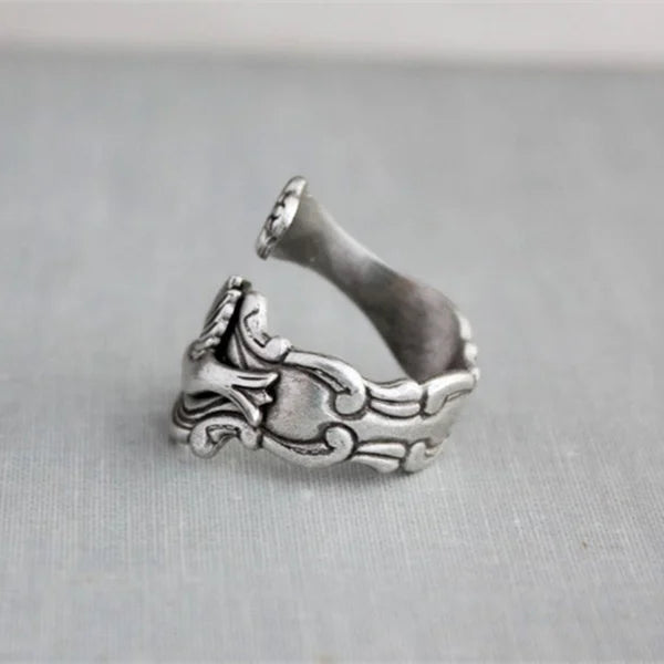Rylee - Kolibri blossom ring in silver