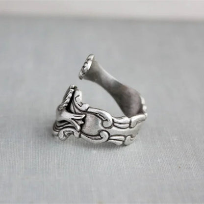 Rylee - Kolibri blossom ring in silver