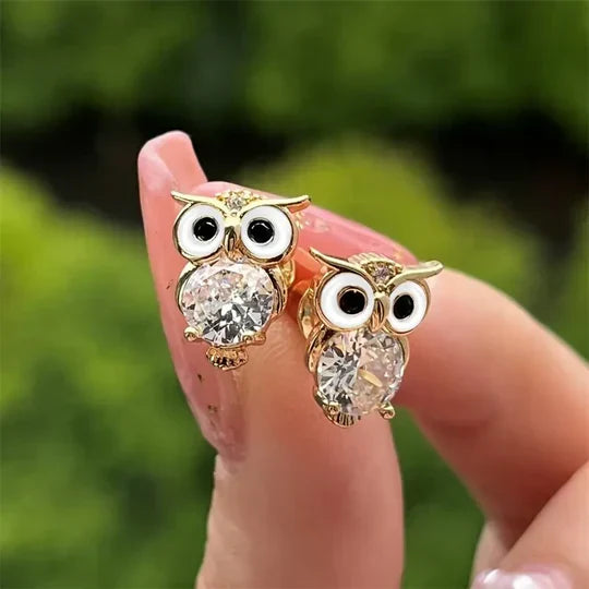 Harmony - Vintage gold rings with crystal accent | Gold