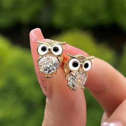 Harmony - Vintage gold rings with crystal accent | Gold