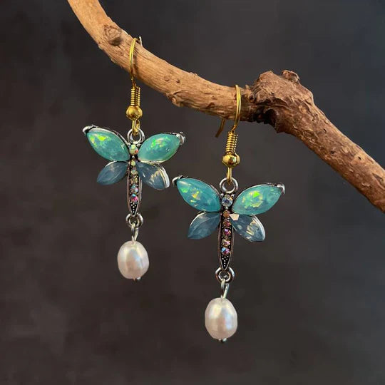 Kayleigh - Vintage butterfly earrings | Gold