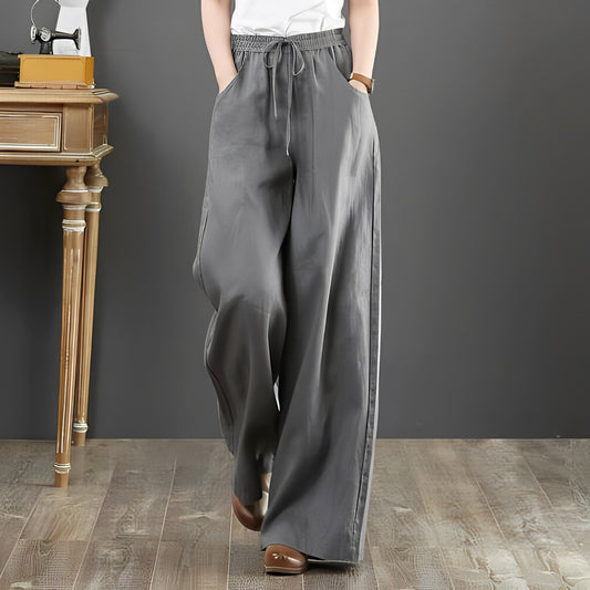 Anna's Weiße Stoffhose Damen – Lässig, Leicht & Perfekt Für Den Sommer-1